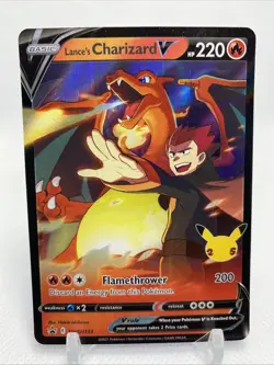 Lance's Charizard V SWSH133 SWSH: Sword & Shield Promo Cards Holo - Image 1