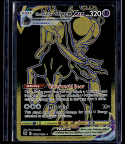 Shadow Rider Calyrex VMAX TG30/TG30 Ultar Rare Holo Pokemon Card NM - Image 1