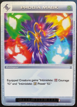 Phobia Mask 2007 Chaotic Battlegear Card Beyond the Doors Uncommon #149/232 - Image 1