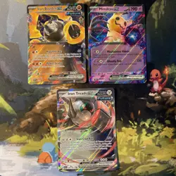 Lot of 3 Pokemon Scarlet Violet double rare cards - Image 1