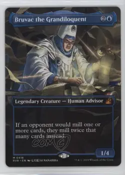 Borderless Anime - Bruvac the Grandiloquent Magic: Ravnica Remastered RVR #0418 - Image 1
