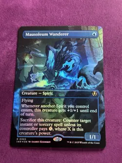 MTG Mausoleum Wanderer (Borderless) [Innistrad Remastered] Near Mint Foil​ - Image 2