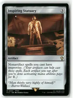 Inspiring Statuary Commander: Final Fantasy MTG Magic NM - Image 1
