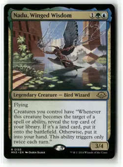 Nadu Winged Wisdom Modern Horizons 3 Regular NM Magic MTG - Image 1