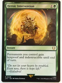 MTG Heroic Intervention Normal NM LTC R 249 - Image 1