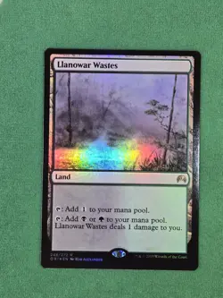 MTG Magic the Gathering - Llanowar Wastes - Foil - (248/308) Magic Origins - Image 3