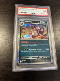 2023 POKEMON MEW EN-151 #034 NIDOKING PSA 9 MINT - Image 2
