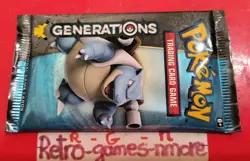 Pokemon TCG GENERATIONS Booster Pack Blastoise Art 2016 NEW Factory Sealed Look! - Image 2