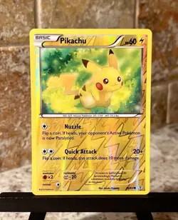 Pokemon TCG ~ Pikachu Reverse Holo Rare [XY: Generations 26/83] NIM - Image 2