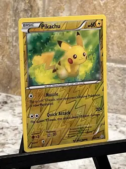 Pokemon TCG ~ Pikachu Reverse Holo Rare [XY: Generations 26/83] NIM - Image 4