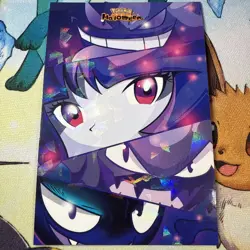 Cracked Ice Holo Genger Sabrina Gastley Haunter Database Non-TCG Pokemon Card - Image 1