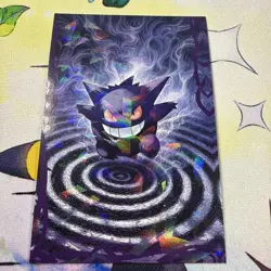 Cracked Ice Holo Gengar Database Non-TCG Pokemon Card - Image 1