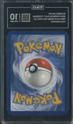 2024 Pokemon Play! Prize Pack Series Five #109 Roaring Moon Holo TAG 10 GEM MINT - Image 2