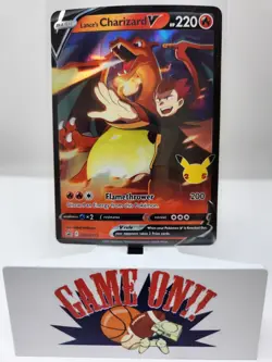 Pokemon Lance's Charizard V SWSH133 Sword Shield Black Star Promo sc - Image 1