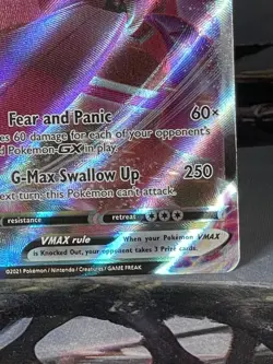 Pokemon Gengar VMAX Gigantamax Fusion Strike Alternate Art 157/264 NM/Mint - Image 5