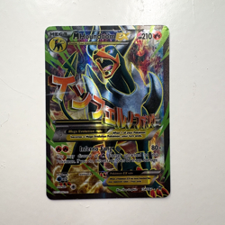 M Houndoom EX (Full Art) 154/162 XY Breakthrough Holo 2015 Pokemon TCG LP - Image 1