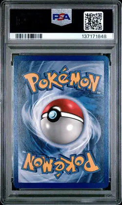 1999 POKEMON JUNGLE #12 VAPOREON-HOLO PSA 8 - Image 2