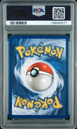 1999 POKEMON JUNGLE #12 VAPOREON-HOLO PSA 8 - Image 2