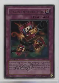 Chain Destruction 1st Ed. YuGiOh Pharaoh's Servant #PSV-006 2002 - Image 1
