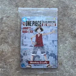 Bandai One Piece CCG Monkey D. Luffy US Voyage Promo Card ST13-001 Power 5000 - Image 1