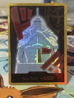 DON!! Card (Kyros) (Gold) One Piece Card Premium Booster The Best Vol. 2 Foil - Image 1