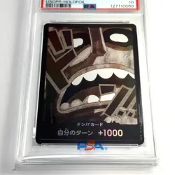 PSA 10 One Piece Card Don!! Card Usopp Holofoil PRB02 JP Premium Booster Vol 2 - Image 2