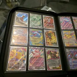 Zip Binder With 225 Cards, Pokemon, Yugioh, And Bonus Bulk Tin - Image 2