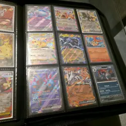 Zip Binder With 225 Cards, Pokemon, Yugioh, And Bonus Bulk Tin - Image 3