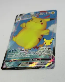 Surfing Pikachu VMAX 009/025 NM Celebrations Ultra Rare Holo Pokemon TCG Card - Image 3
