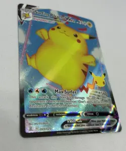 Surfing Pikachu VMAX 009/025 NM Celebrations Ultra Rare Holo Pokemon TCG Card - Image 4