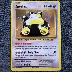 Snorlax XY 179 Black Star Promo Holofoil LP Pokemon Card TCG - Image 1