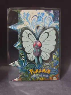 2000 Topps Pokemon TV Animation Series 2 #12 Butterfree Die Cut Card EV3 of 12 - Image 1