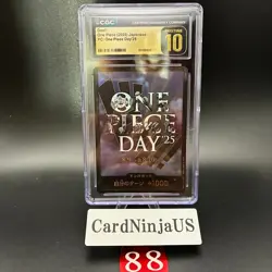 CGC PRISTINE 10 ONE PIECE DAY'25 10 DON !! Card Promo Premium Card Collection 88 - Image 1