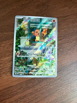 Pokemon TCG Charmander 044 Scarlet & Violet Obsidian Flames Promo Card Holo - Image 1