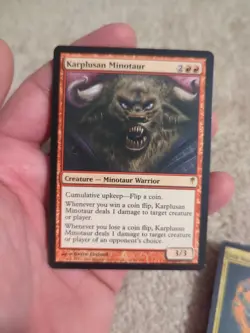 Karplusan Minotaur Coldsnap Red Rare Magic The Gathering Card - Image 1
