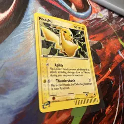 Pikachu Nintendo Pokemon Black Star Promo Holo Card #012 2003 - Image 3