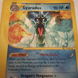 Pokemon Gyarados TCG Non-Holo Rare Card 11/144 Skyridge - Image 2