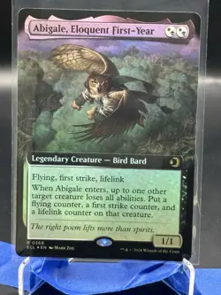 Mtg ECL Lorwyn - Extended - Abigale, Eloquent First-Year - Foil - NM - Image 1