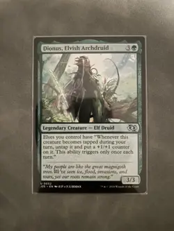 1x Dionus, Elvish Archdruid MTG Foundations: Jumpstart Uncommon Nonfoil NM - Image 1