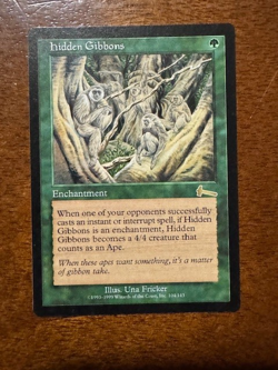 (x4) Hidden Gibbons "Urza's Legacy" Regular (All LP+ or Better) - Image 3