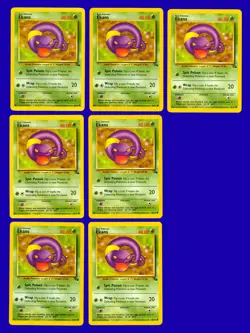 LOT of (16) 1999 Pokemon Fossil Ekans 46/62 - RARE - Mint to Gem Mint - Image 2
