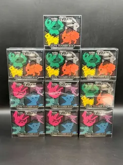 Lot of (10) Pokemon TCG Sword & Shield Evolving Skies Elite Trainer Boxes SEALED - Image 1