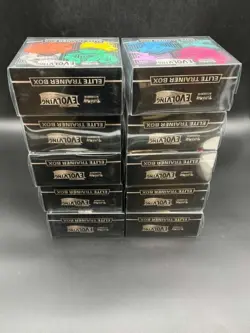 Lot of (10) Pokemon TCG Sword & Shield Evolving Skies Elite Trainer Boxes SEALED - Image 3