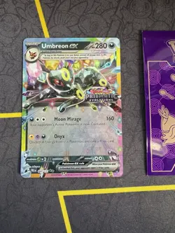 Pokemon Umbreon ex 060/131 Prismatic Evolutions Stamped Promo Holo Rare 💎NM💎 - Image 1
