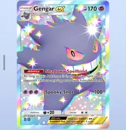 Pokemon TCG POCKET - Gengar EX Shiny 2⭐, Celestial Guardians, English - Image 1