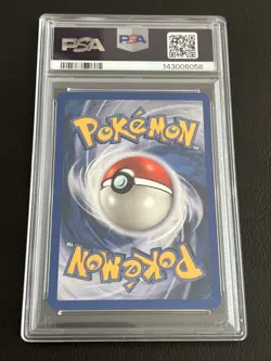 2002 POKEMON OMASTAR REVERSE FOIL LEGENDARY COLLECTION 58/110 PSA 7 - Image 2