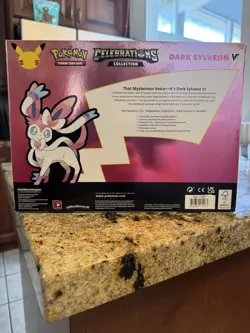 Pokemon TCG Celebrations Collection Box Dark Sylveon V ~ Factory Sealed - Image 2