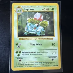 Ivysaur #30 SHADOWLESS - Pokemon Base Set - NM/Mint - Image 1