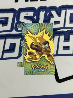 Pokemon Topps Series 2 Die Cut #65 Alakazam - Image 1