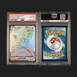 2021 Pokemon SWSH Fusion Strike#268 Mew Vmax Full Art Secret Rare PSA 10 - Image 2